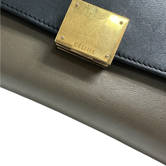 CELINE Trapeze Tri-Color Two Way Bag - Picture 2 of 14